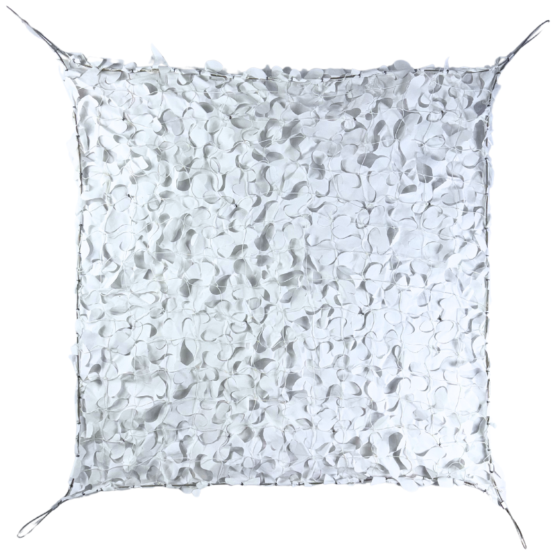 Reinforced camouflage net with steel cable