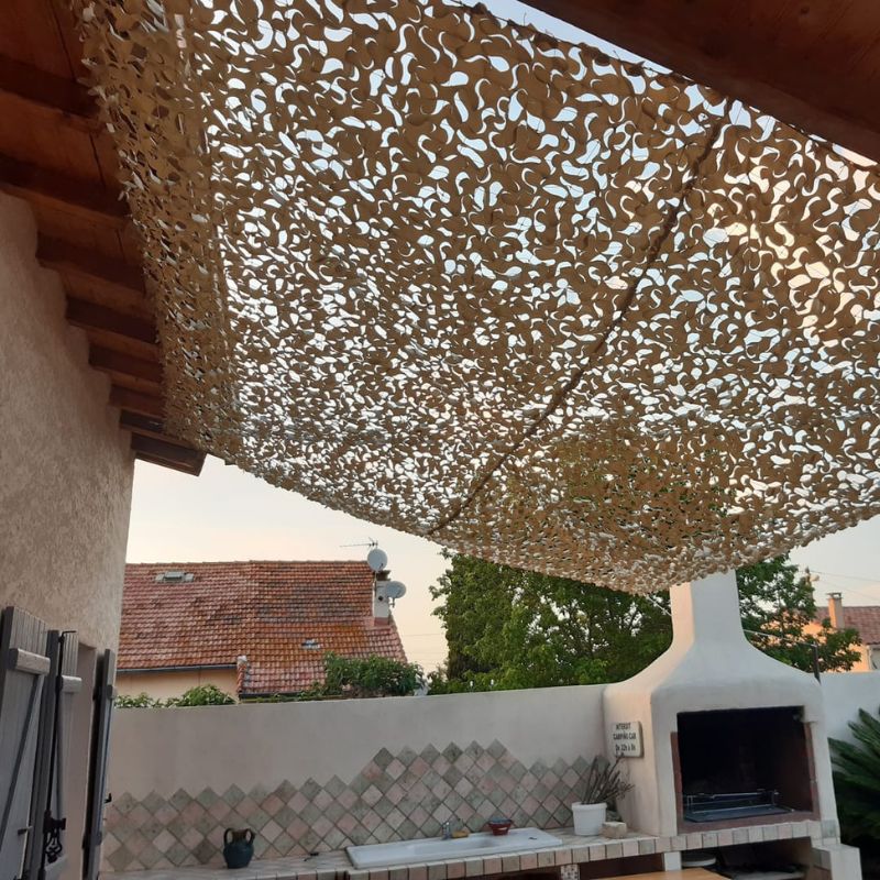 fire-retardant camouflage net