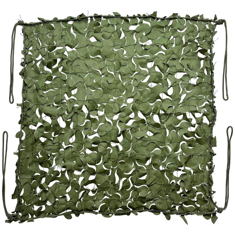 reinforced green camouflage canvas
