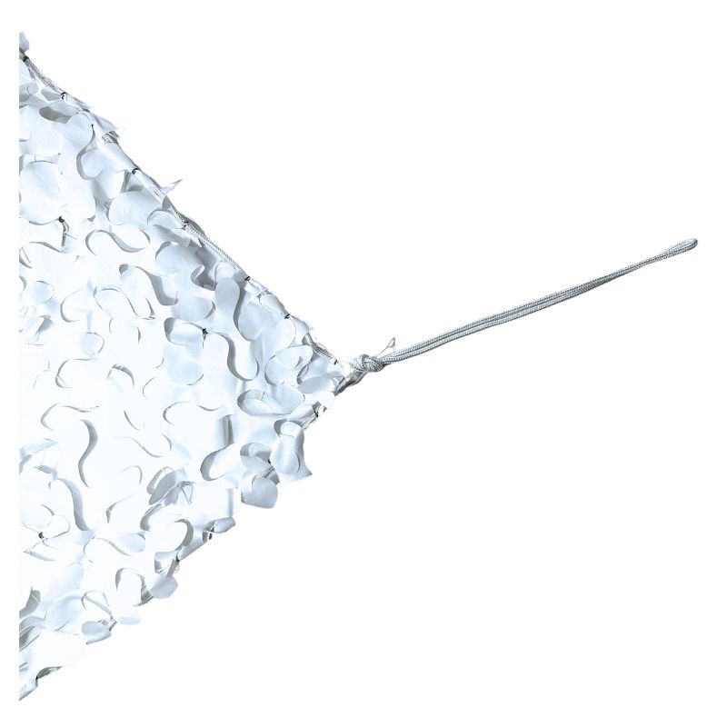 white camouflage tarp