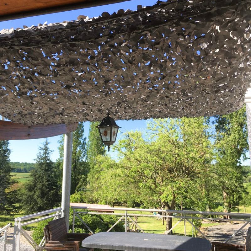 anthracite gray camouflage net