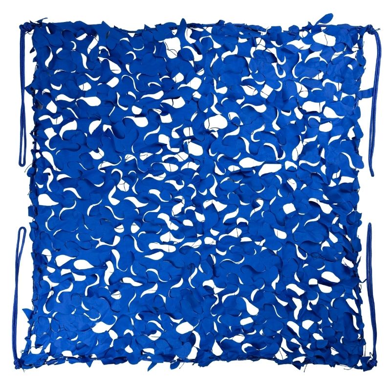 Blue reinforced camouflage net