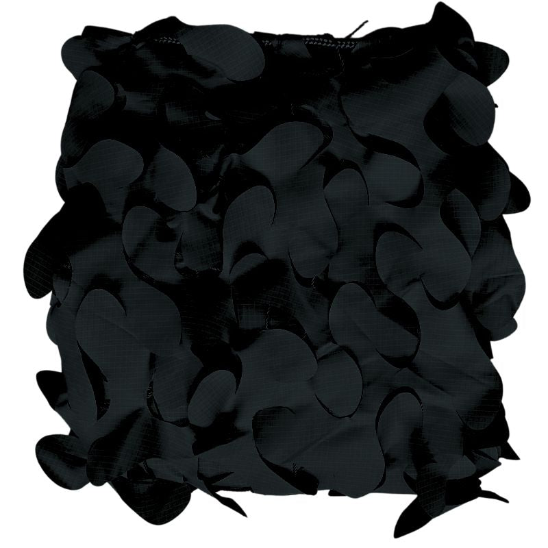 Black triangular camouflage net