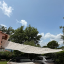 Steel cable for camouflage shade sail
