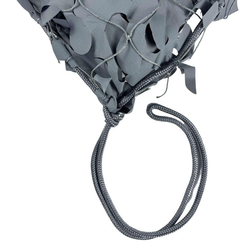 Triangular grey camouflage net 