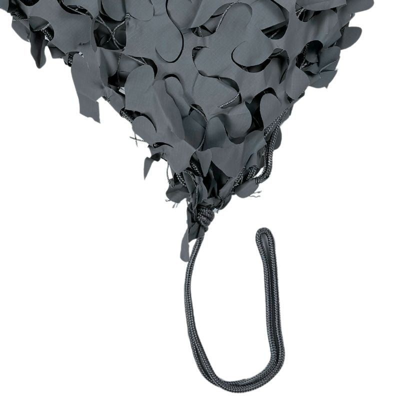 Triangular grey camouflage net 