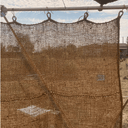 Coconut fiber curtain
