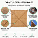 Coconut fiber camouflage net