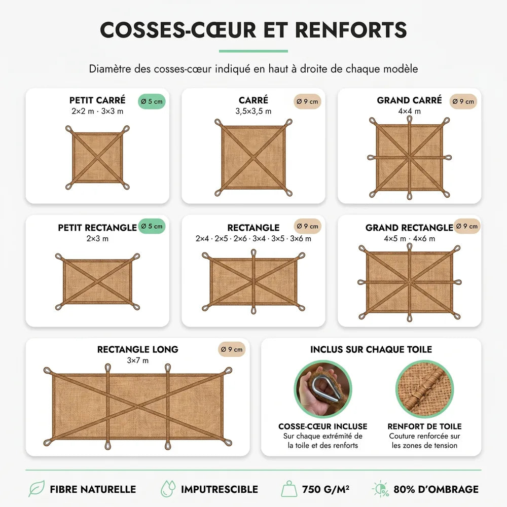 Coconut fiber camouflage net