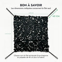 Reinforced black camouflage net