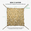 Reinforced sand camouflage net