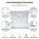 Reinforced grey camouflage net