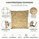 Reinforced sand camouflage net