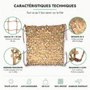 Triangular sand camouflage net