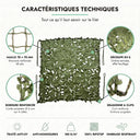 Reinforced green camouflage net