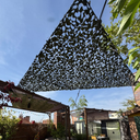 Triangular green camouflage net