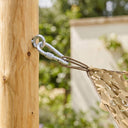 Wooden pole for camouflage netting