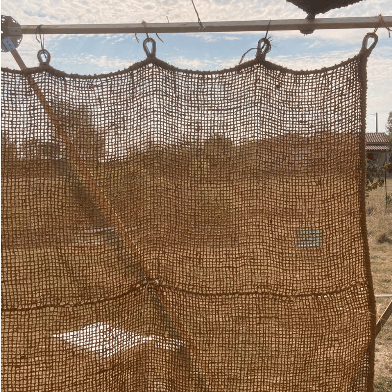 Coconut fiber curtain